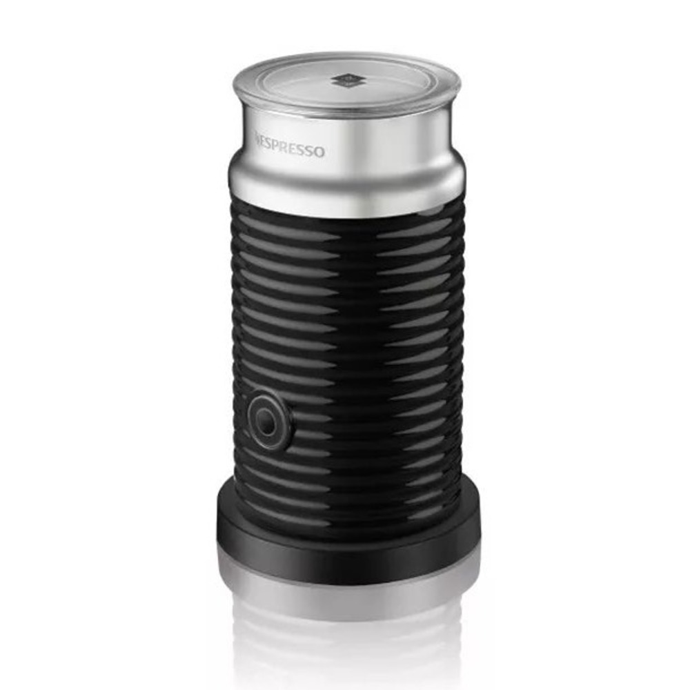 Nespresso Aeroccino 3 Milk Frother Black Model 3594 Hot Cold Foam with Base